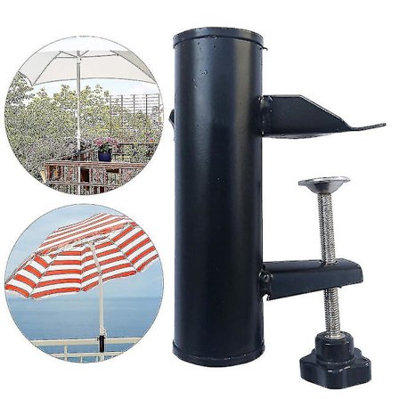 Parasolholder til firkantet altanrækværk, parasolstøttestativbeslag