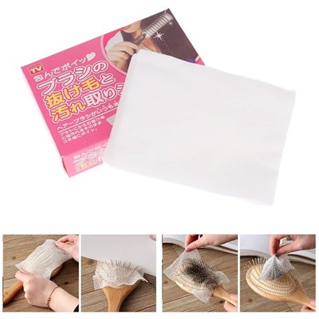 50 stk. Ny Hårbørste Kam Rengjøringsverktøy Innebygd Verktøy Nytt Papir Rengjøringsverktøy Kam