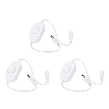 12V / 24V 6A LED Dimmer Kontroller Justera ljusstyrka, Vit