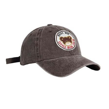 2-pack basebollkepsar, unisex andningsbara full mesh tvätt solida kepsar retro justerbar för Upf50+ Slim Thermal Baseball Caps (Brun)