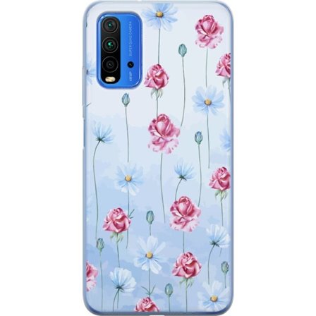 Yhteensopiva Puhelinkuori Xiaomi Redmi 9T Petal Reverie Sky Blue