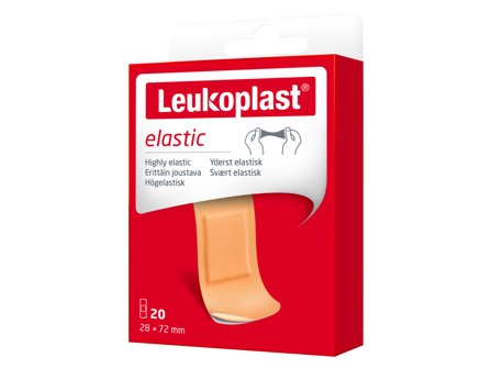 Leukoplast Elastic plasterstrips, 20 stk.
