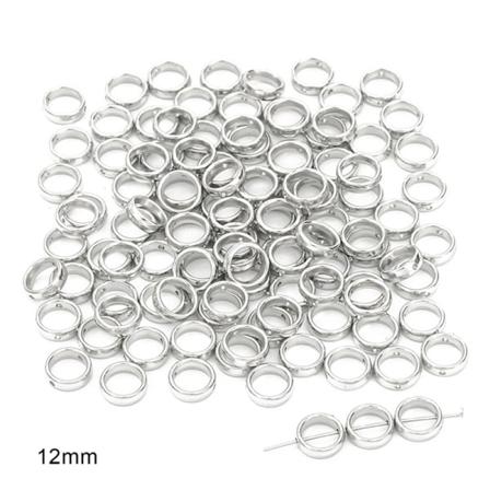 50 stk. To hull CCB Beads Ramme Spacer Beads DIY Halskjede Armbånd - Perfet N