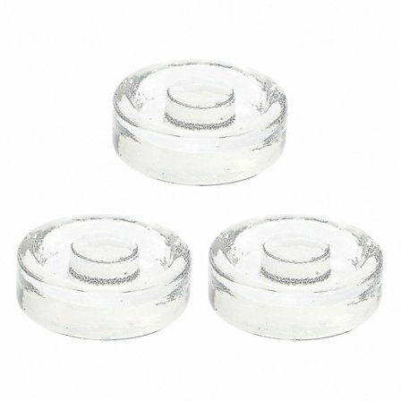 3-pakning Glass Fermenteringsvekter for Krukker med Bred Åpning, Syltelokk for Forsegling og Fermentering av Flasker