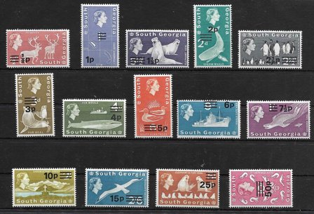 South Georgia 1971 - MICHEL 25 - 38 - Ubrugt