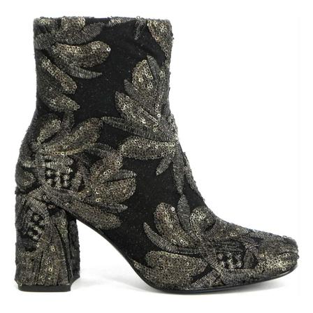 Pons Quintana, PL Tes nr embroidery Zwart, Dames, Maat:36 EU