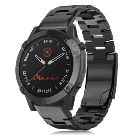 För Garmin Fenix ​​6 22mm Titanium Alloy Quick Release Watch Band