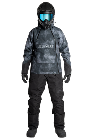 Jethwear Flight 40g Skoterjacka Burst Mörk TieDye XXL