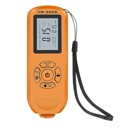 Automaalitesterin pinnoitteen paksuusmittari taustavalaistulla digitaalisella LCD-näytöllä, pinnoitteen syvyyden tunnistin, maalin syvyyden mittaus - 