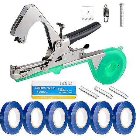 Havearbejde Værktøjer Strømpebånd Planter Gren Hånd Binde Binding Maskine [dB}