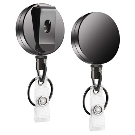 Två 4CM zinklegering pistol ask stark enkel dragspänne retractab