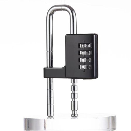 Digital kombinationshængelås, kombinationslås, kombinationshængelås, lang lås, kodelås i rustfrit stål