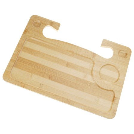 Fortykket Bambus Rat Bakke Bilbord Til Måltider Arbejde Laptop I Køretøj