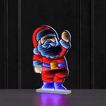 Kynttiläkoriste Peilikynttilä Joulupukki Joulupukki