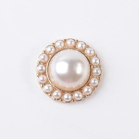 10 stk. Håndlavede Perlebeklædningsknapper Beklædningstilbehør Håndarbejde Skjortegave