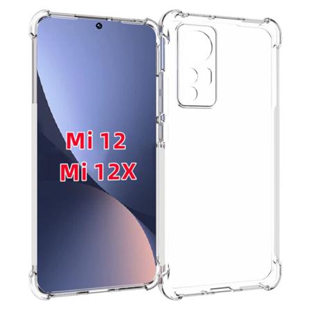 Xiaomi Mi 12 - Skyddande (Floveme) Silikonskal Genomskinlig