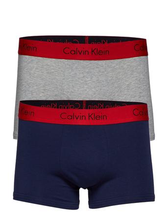 Trunk 2Pk Boxershorts Blå Calvin Klein