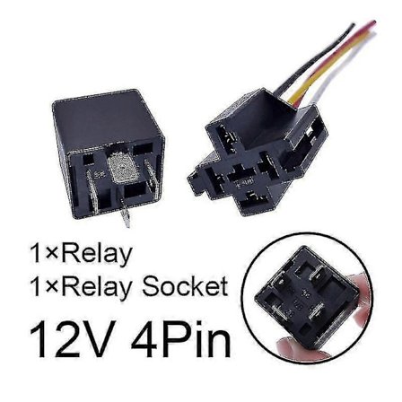 40A Auton rele Jd2912 4-nastainen 5-nastainen DC 12V 24V 36V 48V 72V relekannalla, kelan teho, auton ohjauslaite rele Jd2912