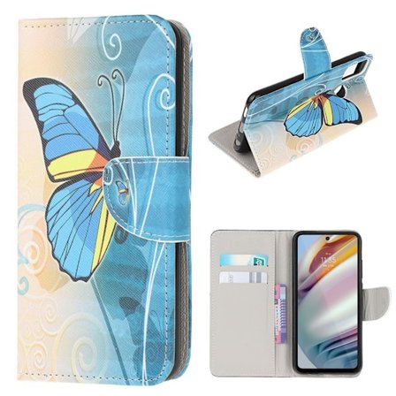 Wonderland Motorola Moto G40 Fusion / G60 Läppäkotelo - Perhonen