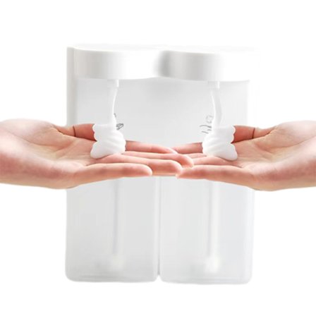 2-i-1 Auto Sensoring Tvål Dispenser Beröringsfria Hand Sanitizers Dispenseringsverktyg Badrumstillbehör