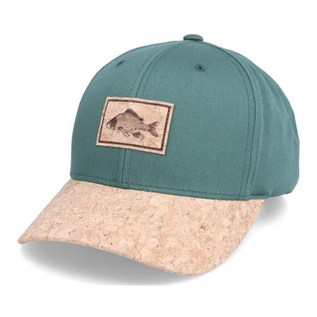 Skillfish - Zelená adjustable Kšiltovka - Carp Fish Patch Spruce/Cork Adjustable @ Hatstore