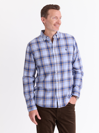 Delting rutete skjorte