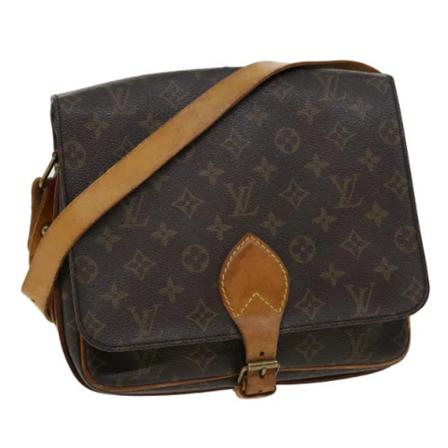 Louis Vuitton Vintage, Pre-owned Canvas louis-vuitton-bags Bruin, unisex, Maat:ONE Size