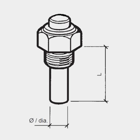 Sensor de temperatura, VDO, 6 - 24 V, M18 x 1.5