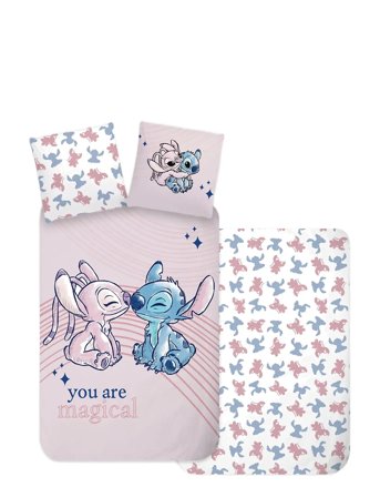 BrandMac Bed Linen Junior Lilo 6021 - 100X140, 40X45 Cm - Pink - 100X140.40X45CM