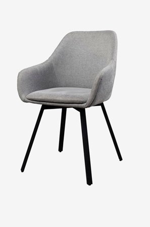 Torkelson - Stol Navo 2-pak - Grå - Stole med armlæn - Fra Homeroom