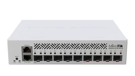 MikroTik CRS310-1G-5S-4S+IN - switch - 10 porter - rackmonterbar