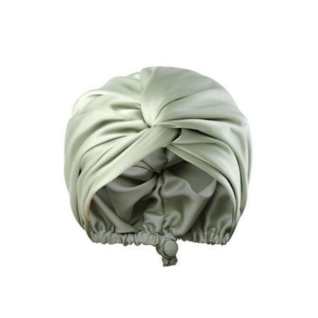 Satin Sleep Cap Silkkinen Satin Bonnet VIHREÄ