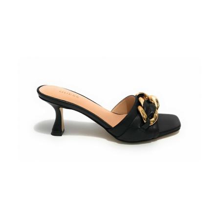 Guess Sandalo TC 70 Ds22Gu46 Fl6Dlllem03 , Zwart , Dames , Maat: 40 EU