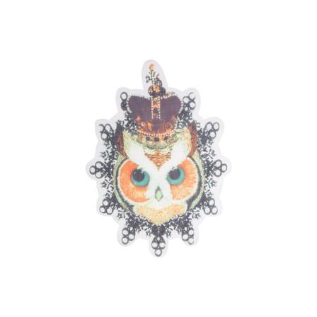 Crown Owl Syd Iron-on Byxor Byxor Dekorativ applikation