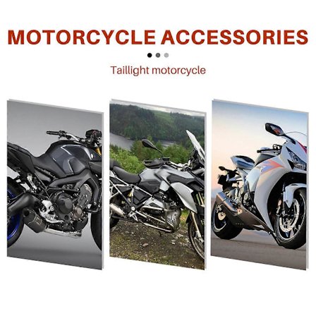 Motorsykkel Integrert Led Baklys Blinklys Klar For Yamaha Mt-09 Fz-09 Mt-09 Tracer/ Tracer 9