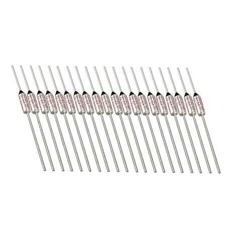 20 stk. RY Serie Metall 192 Celsius 250V 10A Termosikring