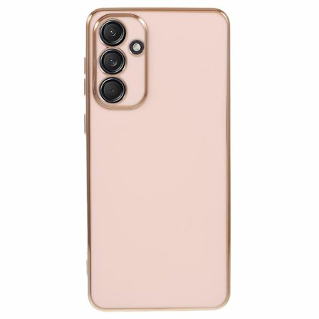 Samsung Galaxy A56 5G Case with electroplating frame - Pink