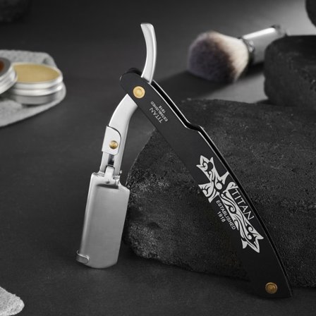 Hieroglyphic Straight Razor for Disposable Blades for Men - Straight razors