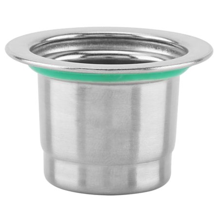 Återanvändbar kaffekapsel i rostfritt stål, kompatibel med kaffemaskin