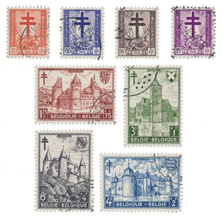 Belgien 1952 - OBP 868/75 - Stemplet