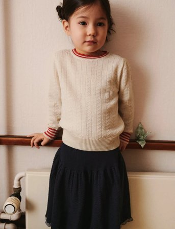 FUB Zigzag Blouse - Cream - 120