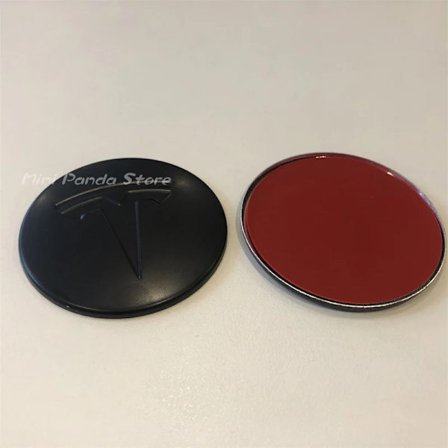 57mm Hjulkapsler Senterdeksel Emblemer Klistremerke for Tesla Model 3 Y S X 19 " Navkapsel Full Felg senter Aluminium klistremerke 4 STK