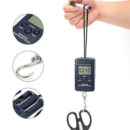 10g 40kg Lomme Digital Vægt Hængende Bagage Balance Vægt