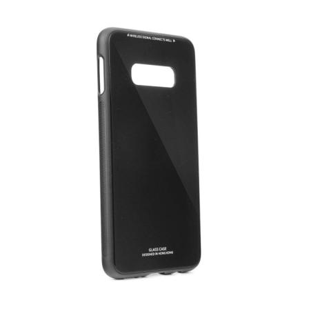 Skal Samsung S10 I Gummi Och Glas Svart