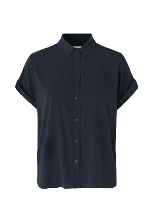 SAMSOE MAJAN SS SHIRT 9942 Skjortor Dam Blå XS