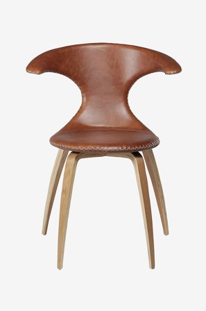 DAN-FORM - Flair stol 4-pack - Brun - Stolar - Från Homeroom