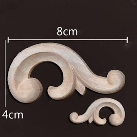 Puusta veistetyt käsityöt Puiset hahmot käsityöt 8X4CM