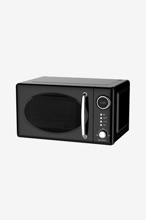 Champion Nordic - Mikrovågsugn 20L 700W Retro Svart MW025 - Mikrovågsugnar - Från Homeroom