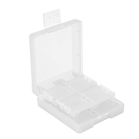 16 i 1 beskyttende hård plast spil kort opbevaring patron etui holder til Nintendo 3DS hvid