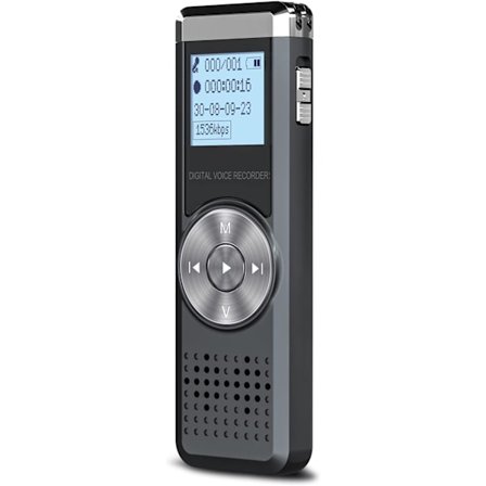 16 Gt:n digitaalinen sanelukone, sanelukone ladattava ääninauhuri kannettava nauhuri digitaalinen nauhuri konferenssi/kokous/kurssi nauhuri